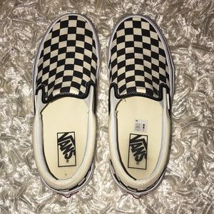 Vans Checkerboard Slip On Sneakers